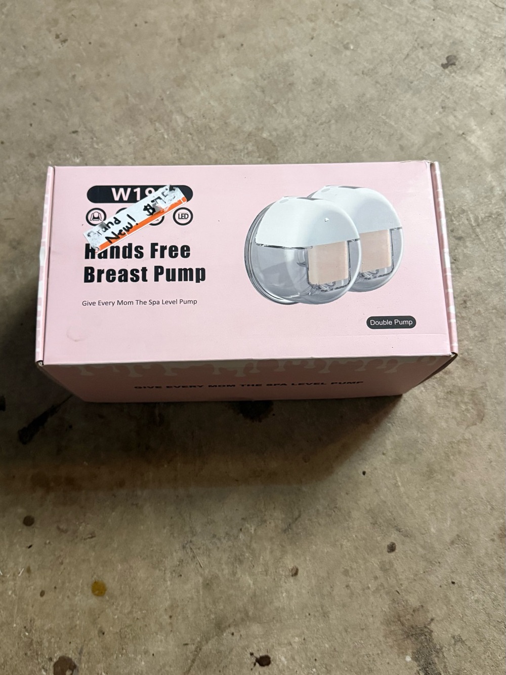 Hands Free pumping Pump - White & Clear (Unbranded)